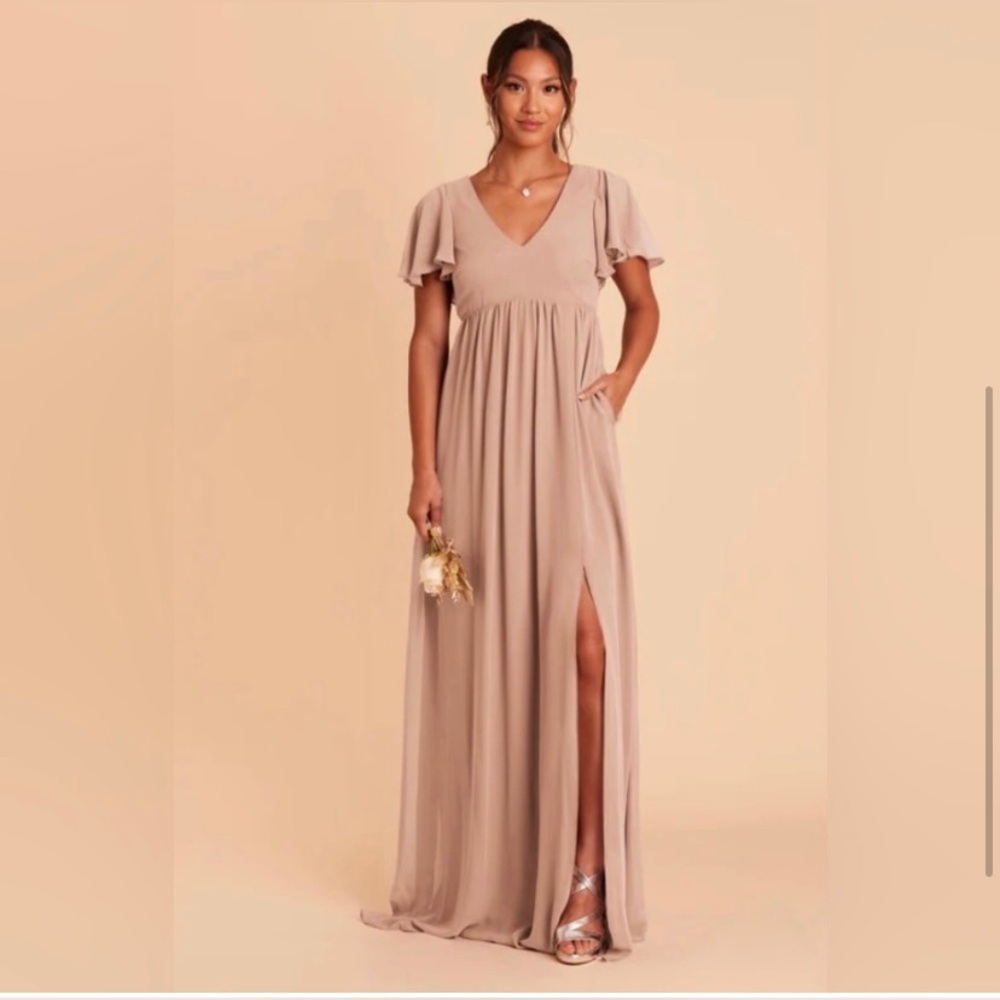 Birdy Grey Hannah Empire dress Size 2XL in Taupe color